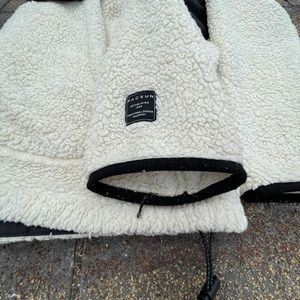 Pacsun Fuzzy Hoodie Size L White